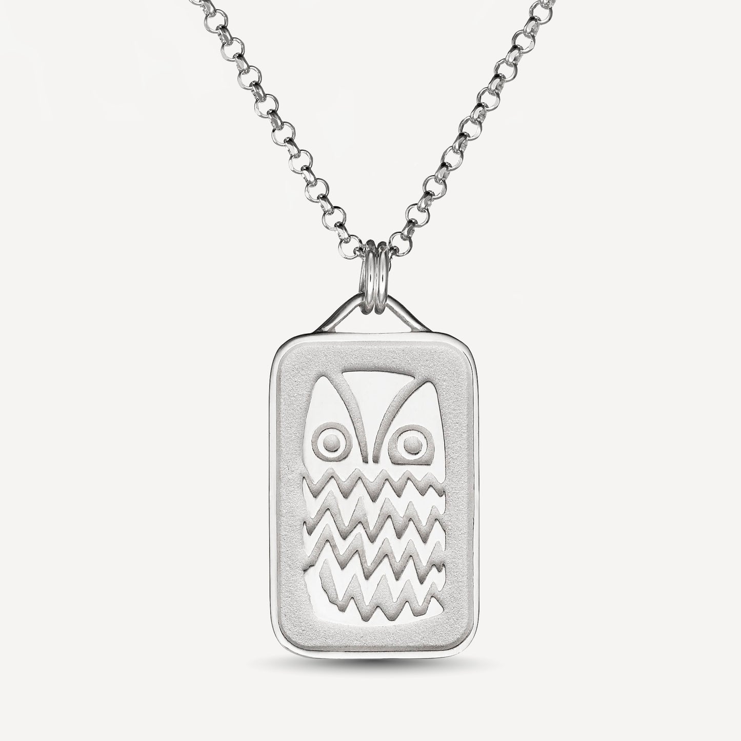 Intuition and insight rectangular pendant